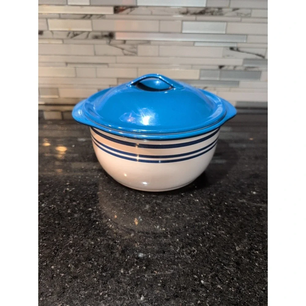 Corelle Coordinates Classic Cafe Blue 1.5qt‎ Covered Casserole Baking Dish LID